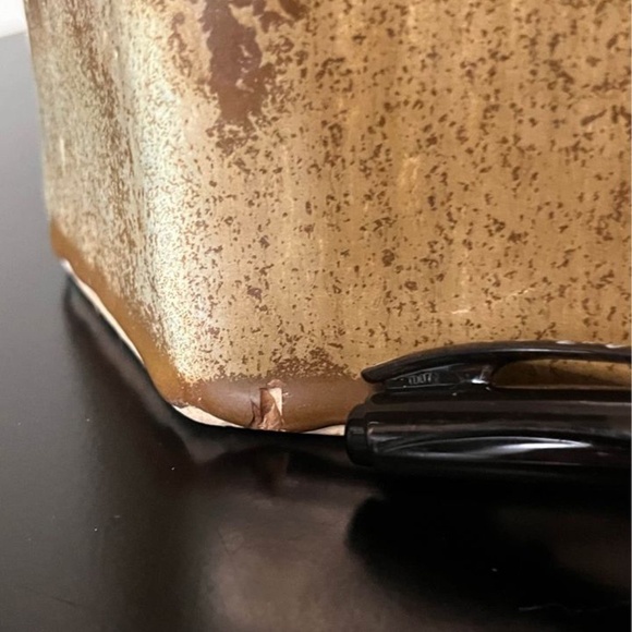 Mid Century Vintage Drip Glaze Lamp Base - Picture 9 of 10